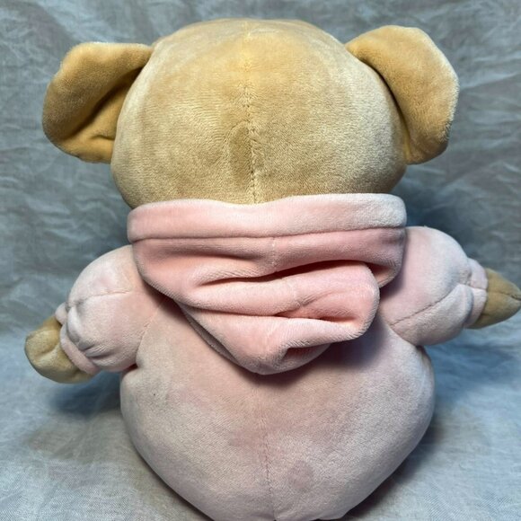 Baby TY PJ Bear Pink Non-Removable Pajamas Plush Toy - Picture 4 of 6